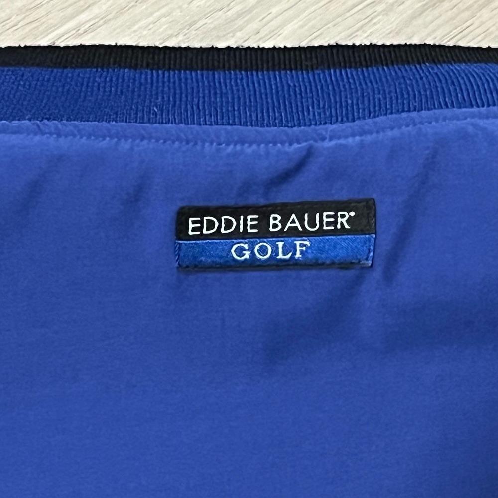 Eddie Bauer, Blue, Golf Windbreaker, Size Large, 786 - Picture 3 of 6